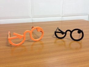incrédule partie des lunettes costumechallenge 3d print model - Mito3D