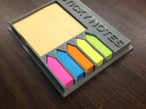 ultimate sticky note-Inhaber office Schreibtisch post 3d print model - Mito3D