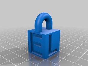 Schlüsselanhänger Liebe 20 amore cube einfach fashon keyhain 3d print model - Mito3D