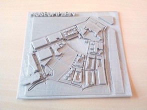 museumplein maquette gli edifici strutture 3d print model - Mito3D