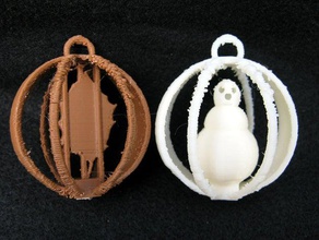 holly boneco de neve ornamentos outros natal 3d print model - Mito3D