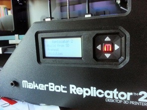 replicator 2 2x lcd de la plaque 3d l'imprimante accessoires 3d print model - Mito3D