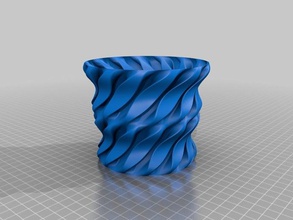 scripted pot decor 3d print model - Mito3D