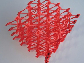 snap-hücresel yapı binalar yapılar kafes snap tuhaf 3d print model - Mito3D