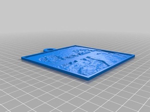 my customized lithopane 2d art 3d print model - Mito3D