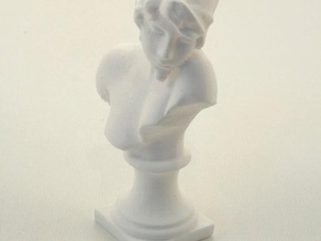bust sappho scans replicas artec featured female figure head pla scanned statue ultimaker white 3d print model - Mito3D