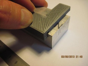 druckbare Quadrat Herrscher-Führer-Ausschnitt anschlagwinkel hand tools rechten Winkel schlosserwinkel 3d print model - Mito3D