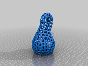 voronoi-klein-Flasche math Kunst 3d print model - Mito3D