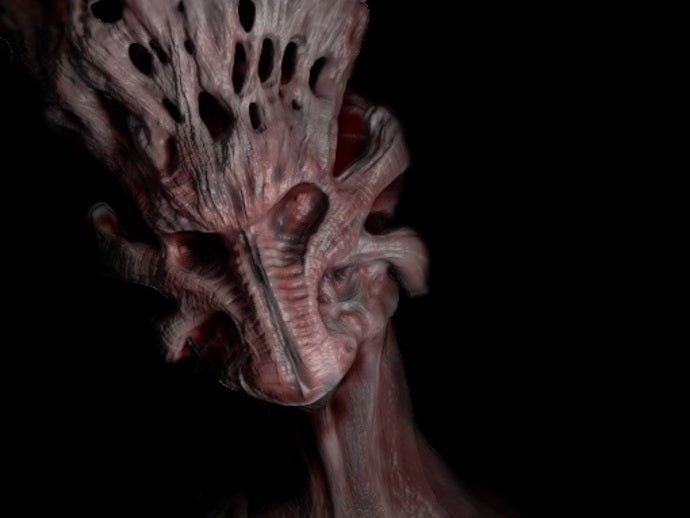 il demone le creature demon head monster 3D print model - Mito3D