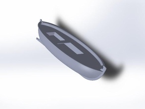 bateau divisé en deux parties imprimables 3d l'impression 3d print model - Mito3D