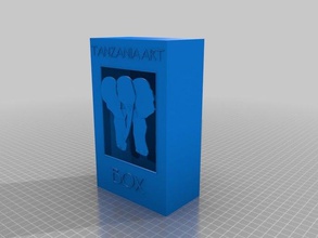 l'art de la boîte l'éléphant 3d print model - Mito3D
