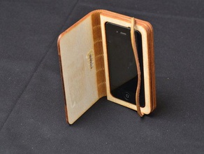 iphone 4 book case mobile flexibel robbinsvillehighschool sninge 3d print model - Mito3D