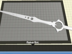 infinity blade espada props video juego 3d print model - Mito3D