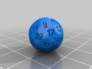 d41 41 sided die dice customized 3d print model - Mito3D