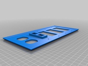 tv wallplate flessibile famiglia personalizzato 3d print model - Mito3D