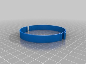 meine angepasste einfacher Verschluss Armband Armbänder 3d print model - Mito3D