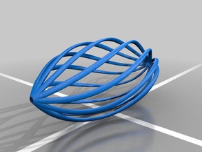 spiral football other 3d print model - Mito3D
