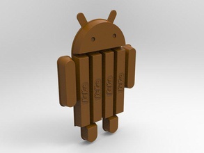 android kit kat i segni loghi kitkat logo di 3d print model - Mito3D