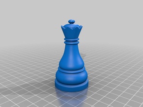chess queen 3ds max board game castle geometry king model rook toy 3d print model - Mito3D