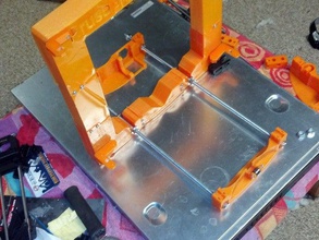 prusa i3 imprimable cadre de chariot en y modifiés, y-ends 8mm tiges 3d l'imprimante pièces 3d print model - Mito3D