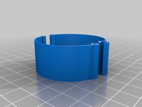 meu personalizados fecho mais simples pulseira de 22mm pulseiras 3d print model - Mito3D