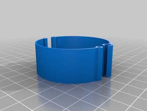 meine angepasste Spange einfacher Uhrenarmband 24mm Armbänder 3d print model - Mito3D