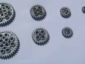 common gear set parts lego useful 3d print model - Mito3D