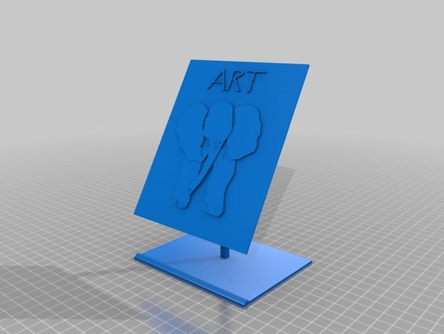 elefante arte estátua outros corpo 3D print model - Mito3D