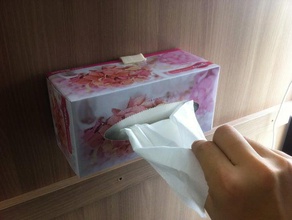 kleenex tissue box Halter office 3d print model - Mito3D