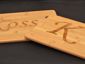 personalized cutting boards other cuttingboard laser name robbinsvillehighschool 3d print model - Mito3D