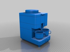 kahve makinesi 3d baskı 3d print model - Mito3D