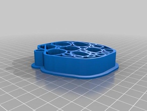 cookie cutter schneidet viele cookies gleichen Zeit Küche Essen angepasst 3d print model - Mito3D