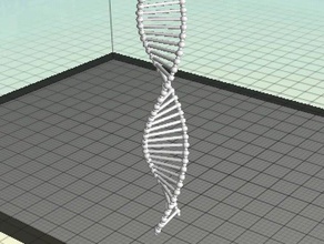Doppel-helix Biologie 3d print model - Mito3D