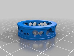 meine individuelle random-ring Schmuck 3d print model - Mito3D