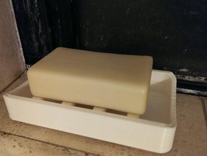 soap dish separate holder bathroom 3d print model - Mito3D