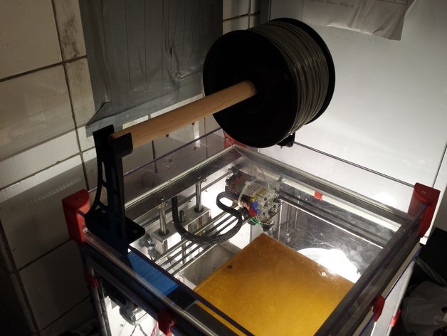 filamento de soporte bobina 3d la impresora accesorios solidoodle 3D print model - Mito3D