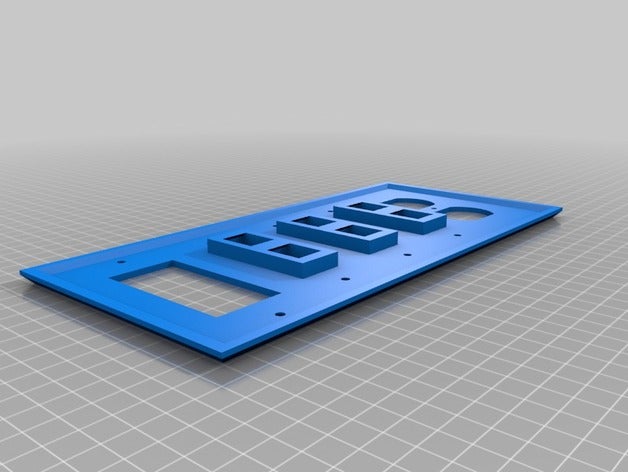 kundenspezifisches an der Wand Platte Haushalt 3D print model - Mito3D
