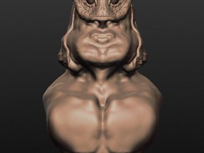guerrero las esculturas el busto hombre 3d print model - Mito3D