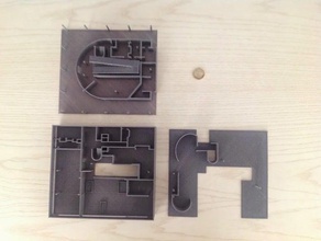 villa savoye de los edificios estructuras 3d print model - Mito3D