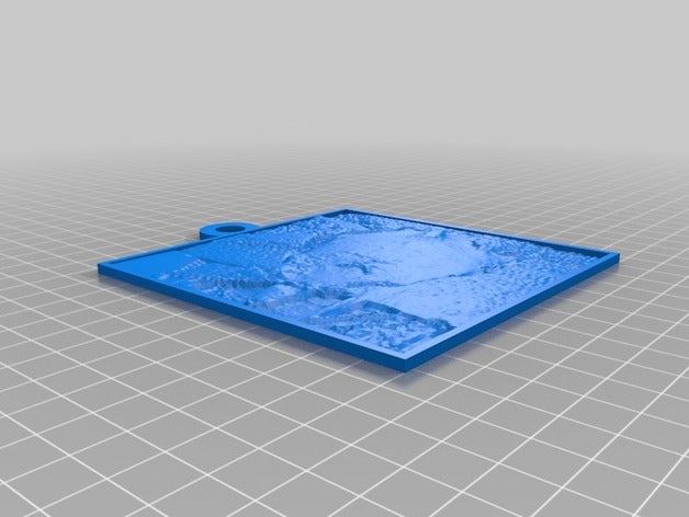 my customized lithopane 2d art 3D print model - Mito3D