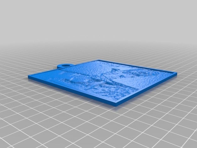 my customized lithopane 2d art 3D print model - Mito3D