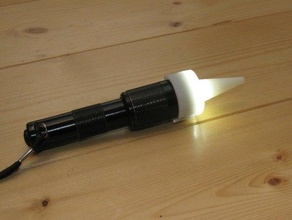 paramétrico lanterna abajur outros lazer 3d acampamento openscad reprap supportless 3d print model - Mito3D