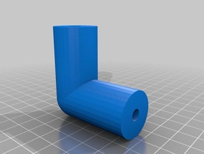 conector tubo parti personalizzato 3d print model - Mito3D