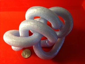 Riesen Knoten math Kunst 3dhubs 3d print model - Mito3D