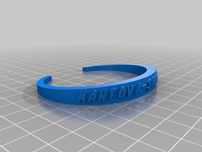 mon bracelet personnalisé bracelets 3d print model - Mito3D