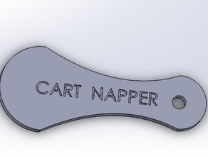 aussie cart napper shopping trolly coins badges 3d print model - Mito3D