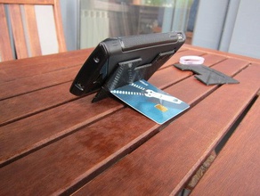 Karte Gummiband Brieftasche - Zubehör Kreditkarten 3d print model - Mito3D