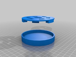 two-part coaster other convenience 3d print model - Mito3D