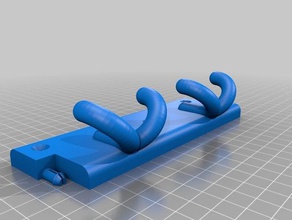 Zwilling twin hook - Organisation angepasst 3d print model - Mito3D