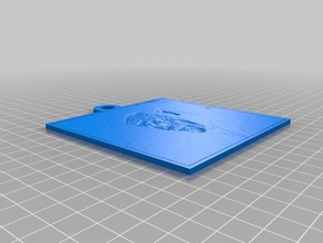 harry lime lithopane 2d sanat özelleştirilmiş 3d print model - Mito3D